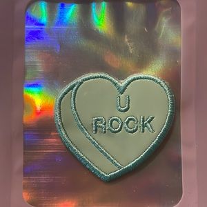 Stoney Clover Lane U Rock Heart Patch